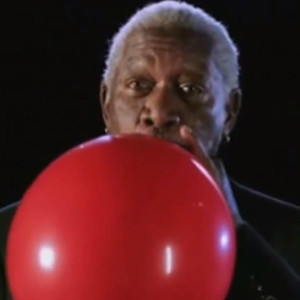 Morgan Freeman, Helium Balloon Morgan Freeman, Helium Balloon